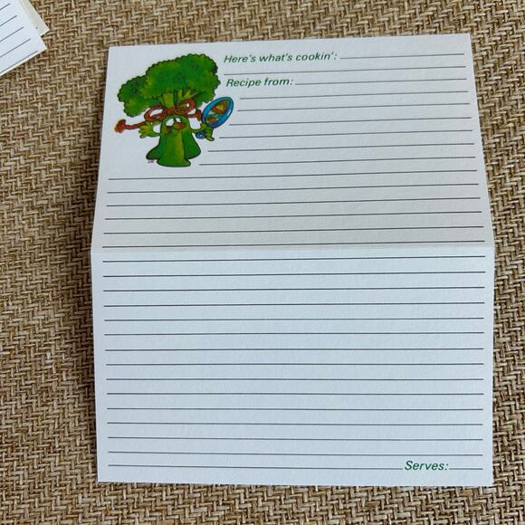 Vintage 1982 Current Kitchen Comics Double Recipe Cards Complete Set Humor - Picture 8 of 13